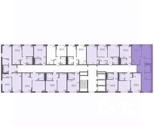 3-к квартира, вторичка, 65м2, 8/17 этаж