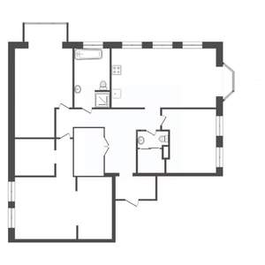 4-к квартира, вторичка, 153м2, 4/7 этаж