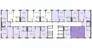 2-к квартира, строящийся дом, 42м2, 7/17 этаж