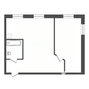 2-к квартира, вторичка, 40м2, 2/5 этаж