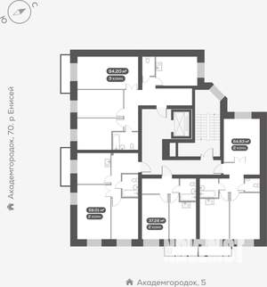 3-к квартира, вторичка, 94м2, 7/15 этаж