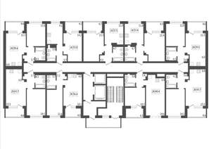 2-к квартира, строящийся дом, 40м2, 2/19 этаж