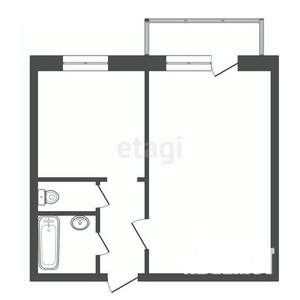 1-к квартира, вторичка, 32м2, 7/10 этаж
