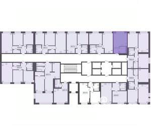 1-к квартира, вторичка, 23м2, 12/17 этаж