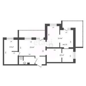 3-к квартира, вторичка, 108м2, 7/10 этаж