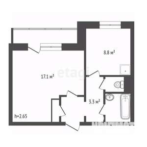 1-к квартира, вторичка, 35м2, 7/10 этаж