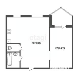 2-к квартира, вторичка, 52м2, 3/9 этаж