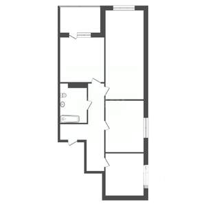 3-к квартира, вторичка, 58м2, 11/20 этаж