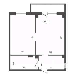 1-к квартира, вторичка, 42м2, 3/14 этаж