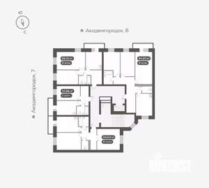 2-к квартира, вторичка, 65м2, 7/14 этаж