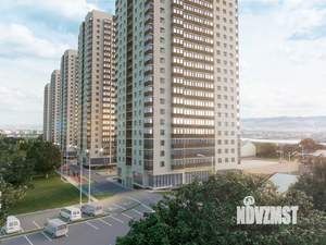 2-к квартира, строящийся дом, 65м2, 14/25 этаж