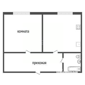 1-к квартира, вторичка, 32м2, 1/14 этаж