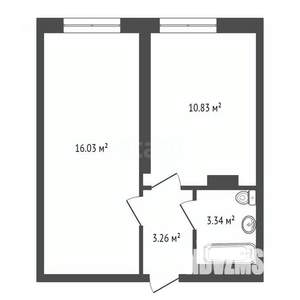 1-к квартира, вторичка, 34м2, 8/20 этаж