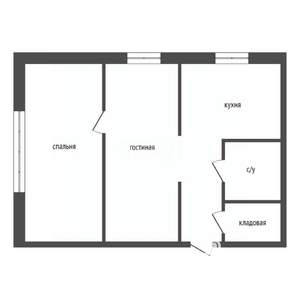 2-к квартира, вторичка, 40м2, 7/9 этаж