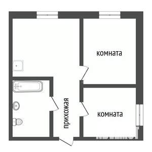 2-к квартира, вторичка, 50м2, 3/9 этаж