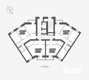 3-к квартира, вторичка, 90м2, 5/16 этаж