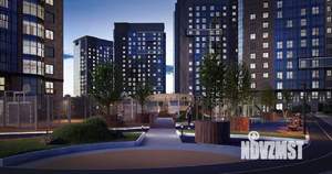 2-к квартира, строящийся дом, 65м2, 17/17 этаж