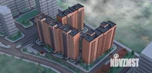 1-к квартира, строящийся дом, 36м2, 5/19 этаж
