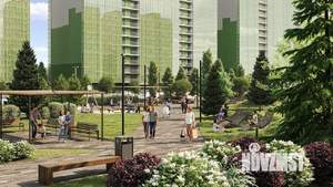 1-к квартира, строящийся дом, 40м2, 10/19 этаж