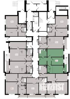 3-к квартира, вторичка, 67м2, 1/17 этаж