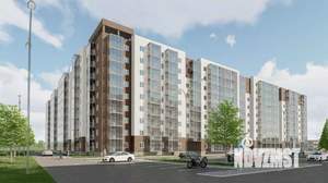 2-к квартира, сданный дом, 66м2, 3/9 этаж