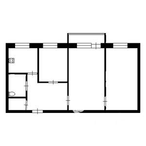 3-к квартира, вторичка, 61м2, 4/5 этаж
