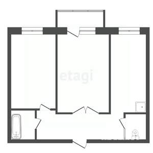 2-к квартира, вторичка, 60м2, 7/13 этаж