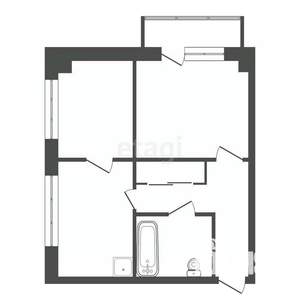 1-к квартира, вторичка, 35м2, 4/5 этаж