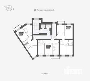 2-к квартира, вторичка, 69м2, 5/15 этаж