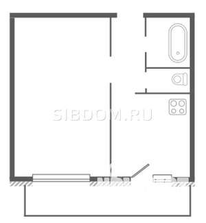 1-к квартира, вторичка, 37м2, 12/16 этаж