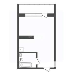 Студия квартира, вторичка, 26м2, 4/16 этаж