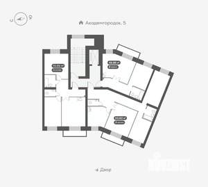 3-к квартира, вторичка, 72м2, 4/15 этаж