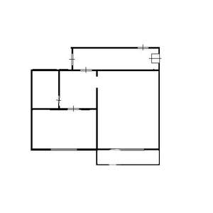 1-к квартира, вторичка, 50м2, 1/10 этаж
