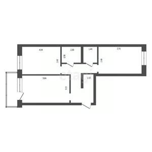 2-к квартира, вторичка, 70м2, 4/8 этаж