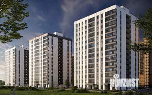 3-к квартира, строящийся дом, 66м2, 10/16 этаж