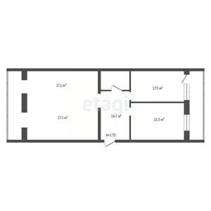 3-к квартира, вторичка, 108м2, 12/17 этаж