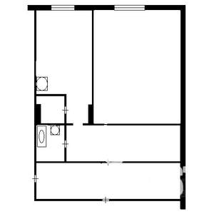 2-к квартира, вторичка, 55м2, 6/9 этаж