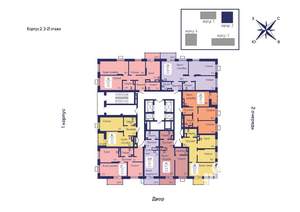 2-к квартира, вторичка, 43м2, 4/21 этаж