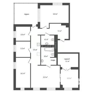 5-к квартира, вторичка, 139м2, 24/25 этаж