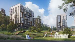 2-к квартира, строящийся дом, 62м2, 3/8 этаж