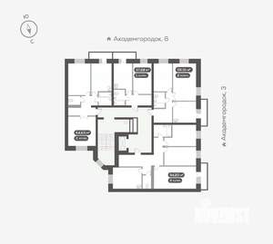 3-к квартира, вторичка, 94м2, 2/14 этаж