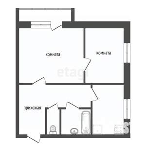 1-к квартира, вторичка, 36м2, 5/5 этаж