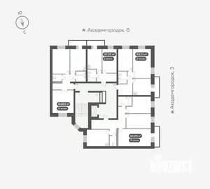 2-к квартира, вторичка, 65м2, 3/14 этаж