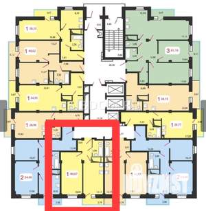 2-к квартира, вторичка, 41м2, 13/27 этаж