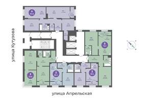 3-к квартира, вторичка, 79м2, 2/24 этаж