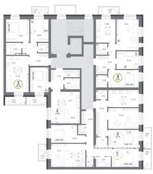 2-к квартира, вторичка, 62м2, 2/6 этаж