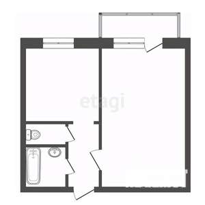 1-к квартира, вторичка, 32м2, 7/10 этаж
