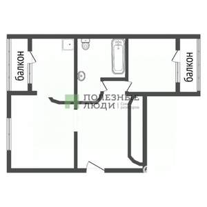 2-к квартира, вторичка, 69м2, 6/17 этаж