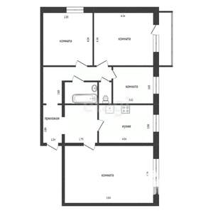 4-к квартира, вторичка, 96м2, 8/18 этаж