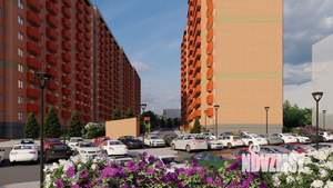 1-к квартира, строящийся дом, 34м2, 13/14 этаж